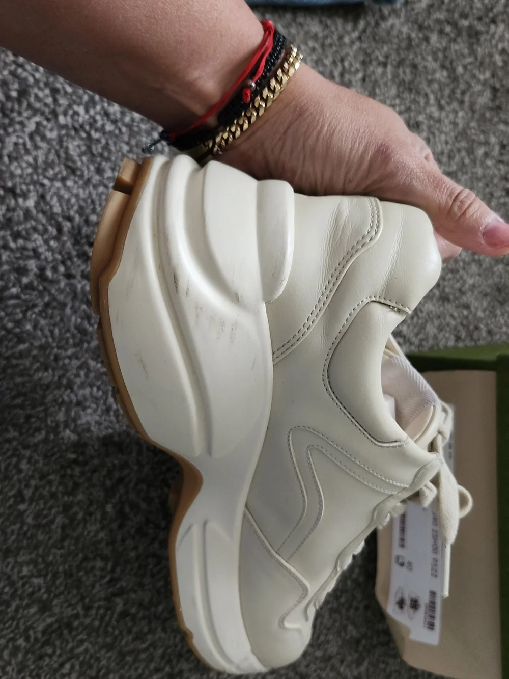 Gucci Cream 'Eschatology 1921' Rhyton Sneakers